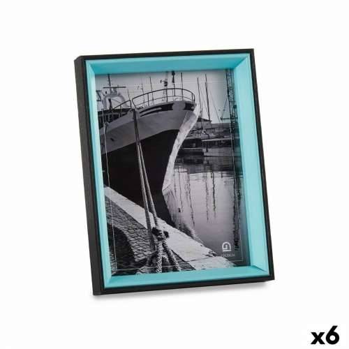 Okvir za sliku Kristal Crna Plava Drvo MDF (3 x 22 x 17 cm) (6 kom.) Cijena