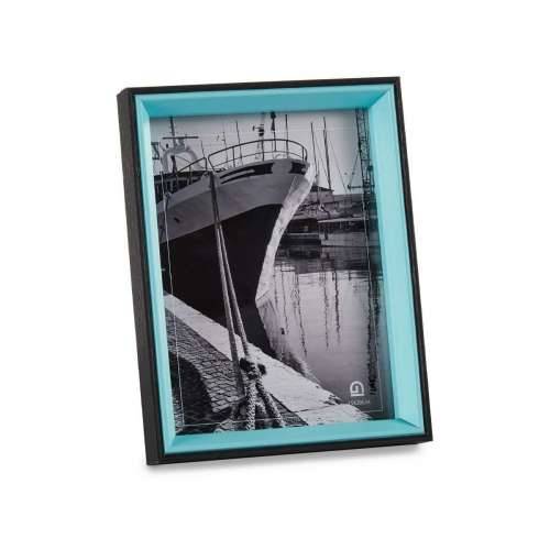Okvir za sliku Kristal Crna Plava Drvo MDF (3 x 22 x 17 cm) (6 kom.) Cijena