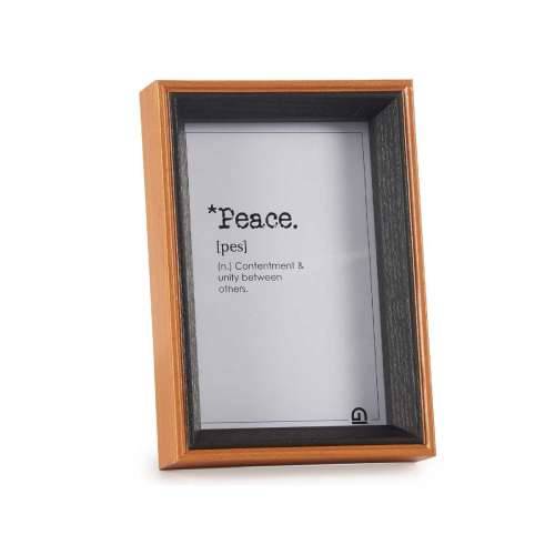 Okvir za sliku Kristal Crna Smeđa Drvo MDF (12 x 17 x 3 cm) (6 kom.) Cijena