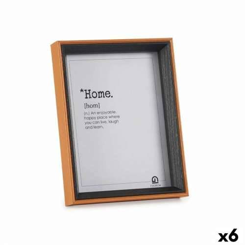 Okvir za sliku Kristal Crna Smeđa Drvo MDF (17 x 22 x 3 cm) (6 kom.) Cijena