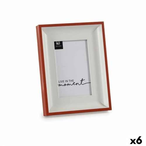 Okvir za sliku Kristal Crvena Bijela Plastika (2,5 x 21 x 16 cm) (6 kom.) Cijena