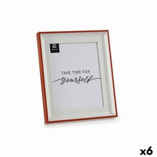 Okvir za sliku Kristal Crvena Bijela Plastika (2,5 x 31,2 x 26 cm) (6 kom.) Cijena