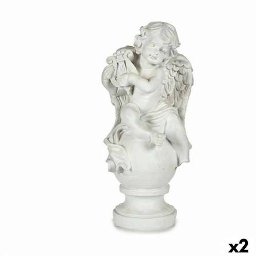 Ukrasna figura Anđeo Bijela 22 x 22 x 48 cm (2 kom.) Cijena