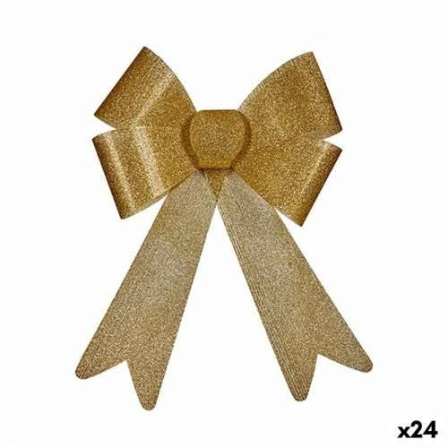 Božićni ukras Krist+ 65551 zlatan PVC Laso 33 x 33 x 3 cm 23 x 3 x 30 cm (24 kom.) Cijena