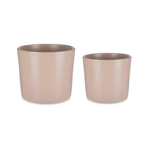 Set Tegli Ibergarden CILINDRO-22-27-BE Bež Glinu Ø 22 cm Ø 27 cm 22 x 22 x 19 cm 27 x 27 x 23 cm 2 Dijelovi Cijena