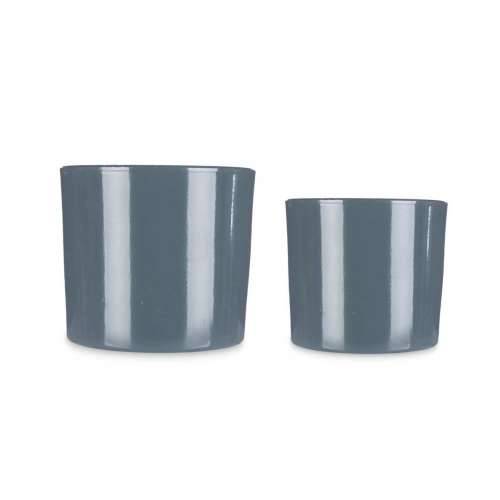 Set Tegli Ibergarden CILINDRO-22-27-A Antracitna Glinu Ø 22 cm Ø 27 cm 22 x 22 x 19 cm 27 x 27 x 23 cm 2 Dijelovi Cijena