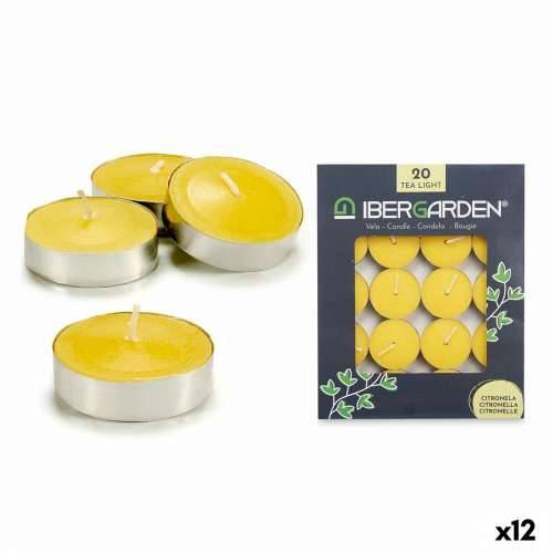 Set Svijeća Ibergarden HL-1020BXIT Rumena vosak citronela (12 kom.) (24 kom.) Cijena