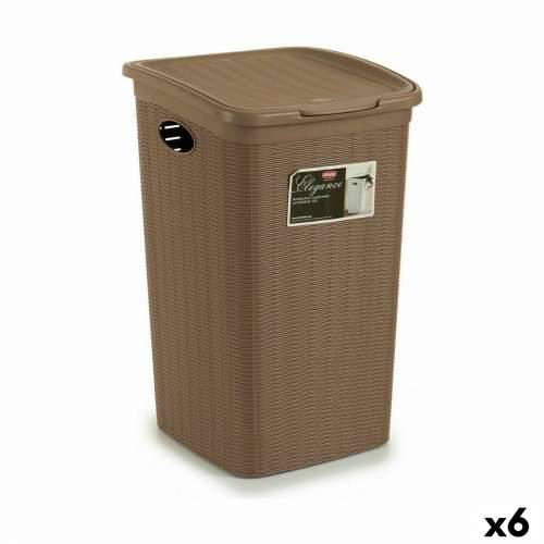 Košara za Rublje Stefanplast Elegance Bež Plastika 50 L 36,5 x 54,5 x 38 cm (6 kom.) Cijena