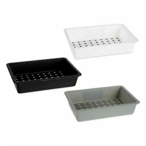 Organizator za Ladice Kinvara CN18799 Bijela Crna polipropilen 16 x 5 x 24 cm (36 Jedinice) Cijena