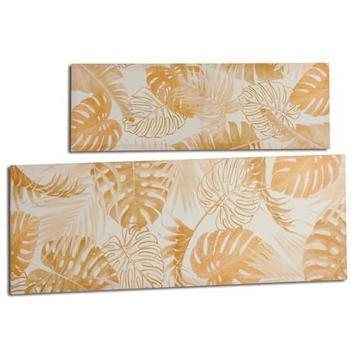 Platno Biljni list zlatan 90 x 30 x 1,5 cm (12 kom.) Cijena