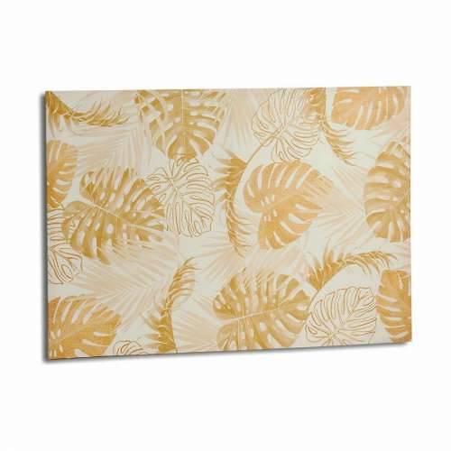 Platno Biljni list zlatan 120 x 80 x 2,5 cm (4 kom.) Cijena