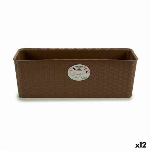 Žardinijera Stefanplast Smeđa Plastika 18 x 16 x 48,5 cm (12 kom.) Cijena