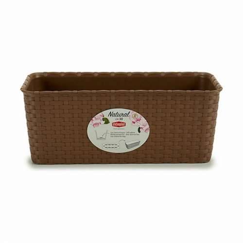 Žardinijera Stefanplast Smeđa PVC 13 x 11 x 28,5 cm (12 kom.) Cijena