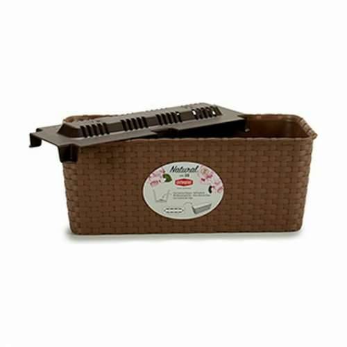 Žardinijera Stefanplast Smeđa PVC 13 x 11 x 28,5 cm (12 kom.) Cijena