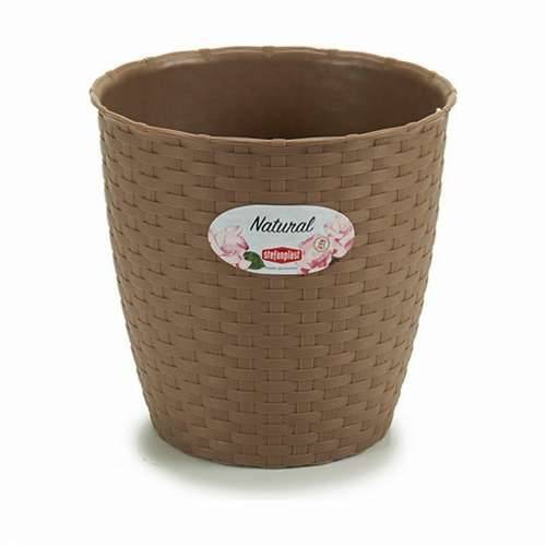 Tegla za biljke Stefanplast Smeđa Plastika 19 x 17,5 x 19 cm (12 kom.) Cijena