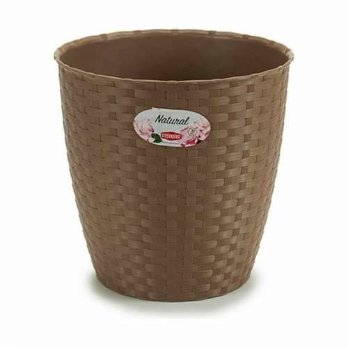 Tegla za biljke Stefanplast Smeđa Plastika 24 x 22,5 x 24 cm (6 kom.) Cijena