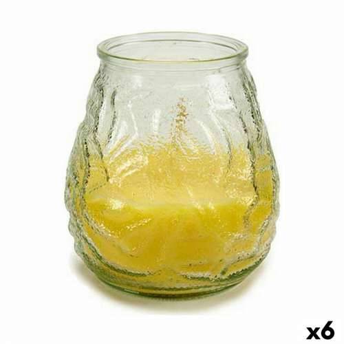 Mirisna Svijeća Ibergarden CHWJ-9898MT Rumena Providan Staklo Parafin citronela 9 x 9,5 x 9 cm (6 kom.) Cijena