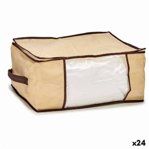 Torba za pohranu Kipit AR1903037 Krema Poliester polipropilen 27 L 45 x 30 x 20 cm (24 kom.) Cijena