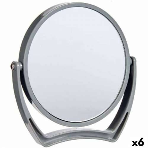 Uvećavajuće Ogledalo Berilo BMJ-12605-GREY Siva Kristal Plastika 19 x 18,7 x 2 cm (6 kom.) Cijena