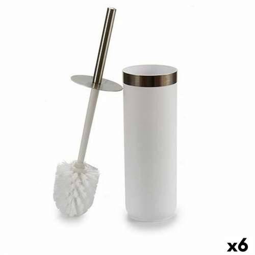 WC Četka Berilo BP15-005R-2 Bijela Srebrna Plastika 9,5 x 38,5 x 9,5 cm (6 kom.) Cijena