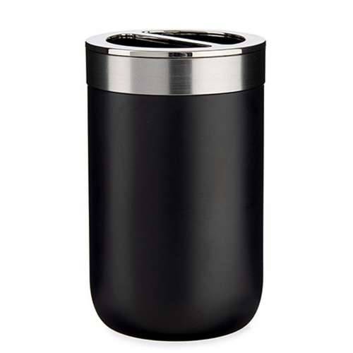 Držač četkica za zube Berilo BP15-002-1 Crna Srebrna Plastika 7,7 x 11,2 x 7,7 cm (6 kom.) Cijena
