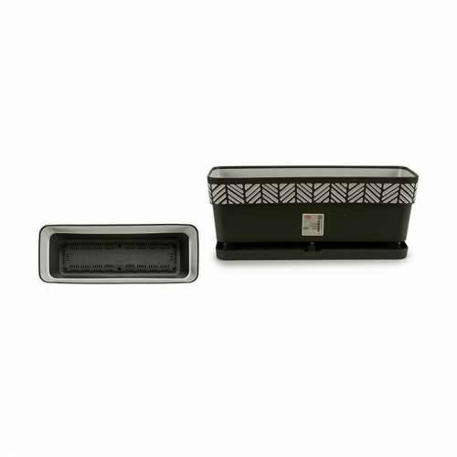 Žardinijera Stefanplast Orfeo Antracitna Plastika 18 x 17 x 49,5 cm (12 kom.) Cijena