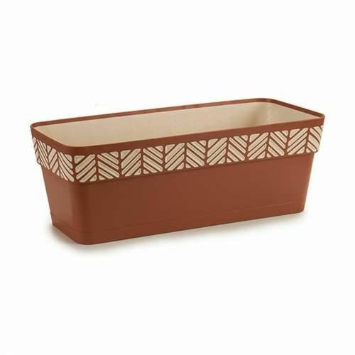 Žardinijera Stefanplast Orfeo Terakota Plastika 18 x 17 x 49 cm (12 kom.) Cijena