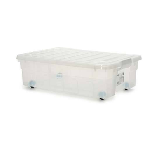 Kutija za Pospremanje s Kotačima 30 L 40 x 18 x 59,5 cm (14 kom.) Cijena