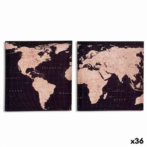 Platno Karta Svijeta 1,5 x 28 x 28 cm (36 Jedinice) Cijena