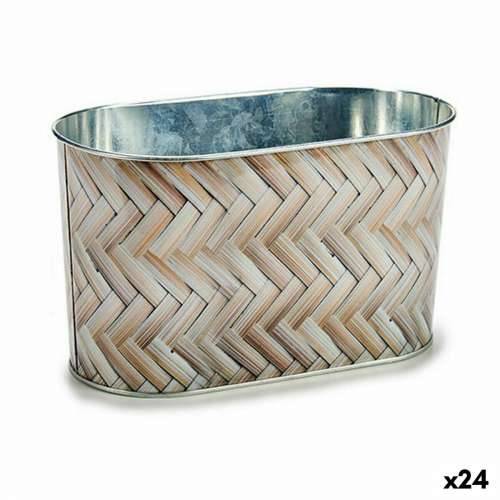 Tegla za biljke Ibergarden H18A3527D Metal ispleten od pruća ovalno 11,5 x 12 x 22,5 cm (24 kom.) Cijena