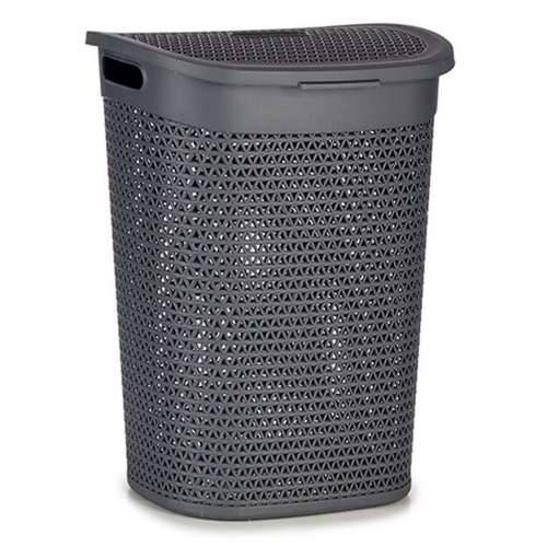 Košara za Rublje Kipit 4790-2 Antracitna Plastika 60 L 43,5 x 57,5 x 34 cm (6 kom.) Cijena