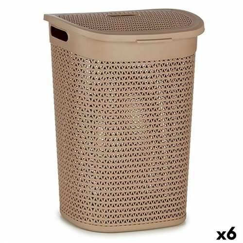 Košara za Rublje Kipit 4790-4 Bež Plastika 60 L 43,5 x 57,5 x 34 cm (6 kom.) Cijena