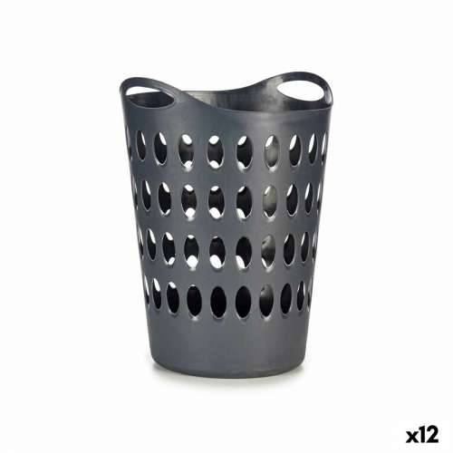 Košara za Rublje Antracitna Plastika 50 L 44 x 56 x 41 cm (12 kom.) Cijena