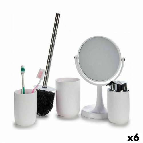 Set za Kupaonicu Berilo CN-B6369-W Bijela polipropilen 4 Dijelovi (6 kom.) Cijena