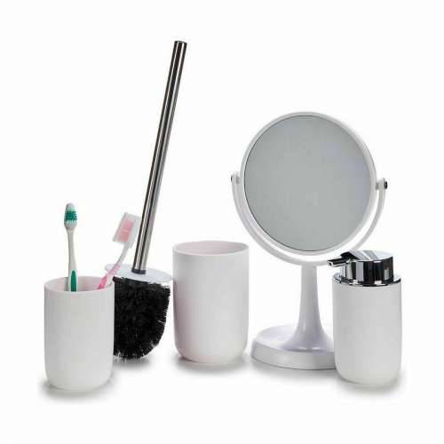Set za Kupaonicu Berilo CN-B6369-W Bijela polipropilen 4 Dijelovi (6 kom.) Cijena