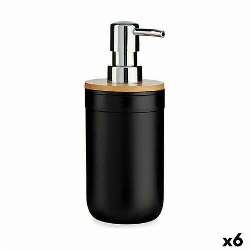 Dozator za Sapun Berilo 51710 Crna Bambus polipropilen 350 ml 8 x 17 x 9 cm (6 kom.) Cijena