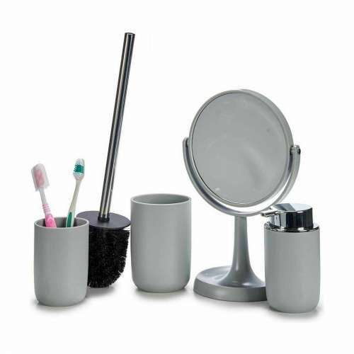 Set za Kupaonicu Berilo CN-B6369-G Siva polipropilen 4 Dijelovi (6 kom.) Cijena
