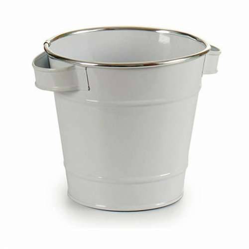 Tegla za biljke Ibergarden A60354-D Bijela Srebrna Zinc Kocka 19,5 x 14,5 x 16,5 cm (24 kom.) Cijena
