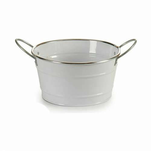 Tegla za biljke Ibergarden F60326-D Bijela Srebrna Zinc Kocka 27,5 x 10,5 x 20 cm (24 kom.) Cijena