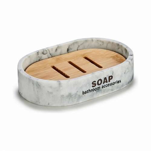 Porte-savon Berilo CN-B5598M-2 Smeđa Smola Mramor 8 x 2,5 x 12,5 cm 12,5 x 2,5 x 8,5 cm (12 kom.) Cijena