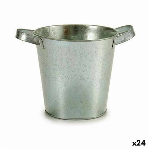 Tegla za biljke Ibergarden A60354-B Srebrna Zinc Kocka 20 x 14 x 16,2 cm (24 kom.) Cijena