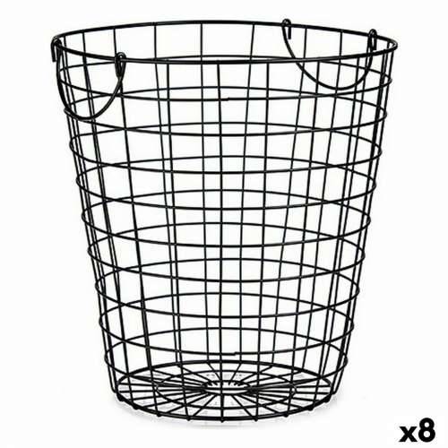 Košara Kinvara W5759-M Crna Čelik 30 x 30 x 30 cm S ručkama (8 kom.) Cijena