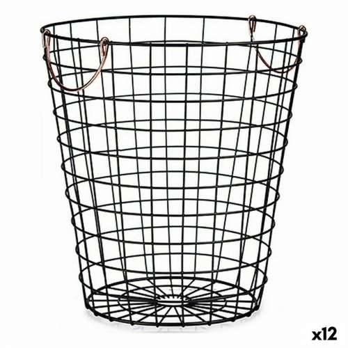 Košara Kinvara W5759M-CH Crna Čelik 30 x 30 x 30 cm S ručkama (12 kom.) Cijena