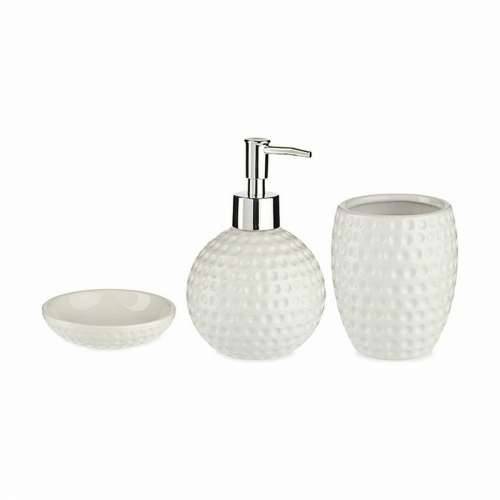 Set za Kupaonicu Berilo DW29153-1 Bijela Keramika (12 kom.) Cijena