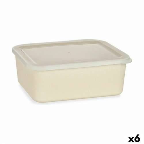 Kutija za Pospremanje s Poklopcem Rumena 17 x 8 x 23,5 cm (6 kom.) Cijena