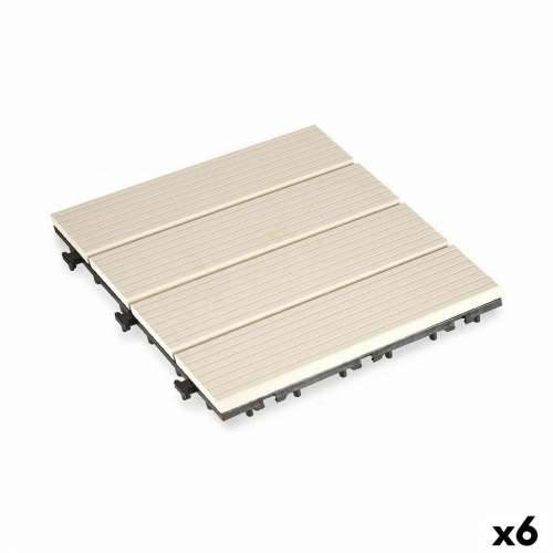 Međudosbno povezive podne pločice Ibergarden SM-4P-AWH Bež Polietilen mješavina 30 x 2,6 x 30 cm (6 kom.) Cijena