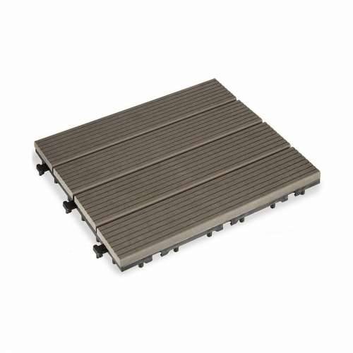 Međudosbno povezive podne pločice Ibergarden SM-4P-ALDH Crna Polietilen mješavina 30 x 2,6 x 30 cm (6 kom.) Cijena