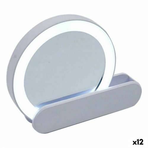 Ogledalo Berilo YXL2112-SB Bijela ABS 9 x 2 x 10 cm LED Svjetlo (12 kom.) Cijena