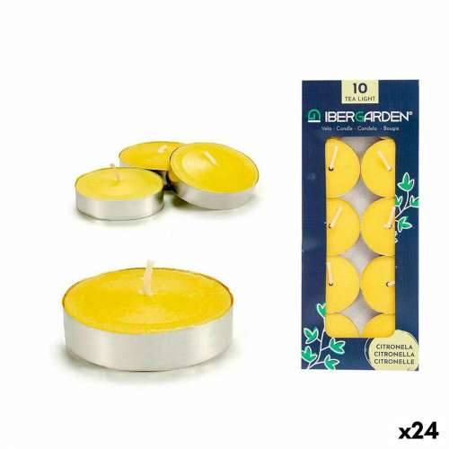 Set Svijeća Ibergarden HL-1010CIT Rumena Metal vosak citronela (24 kom.) Cijena