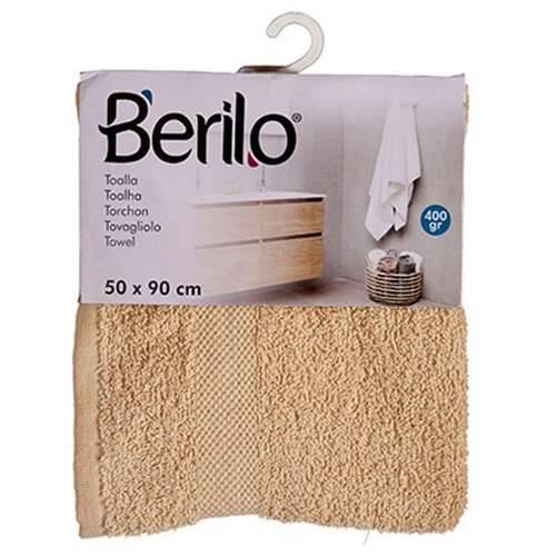 Ručnik za kupanje Berilo 89657 Krema 80 % pamuk 20 % Poliester 50 x 90 cm (6 kom.) Cijena